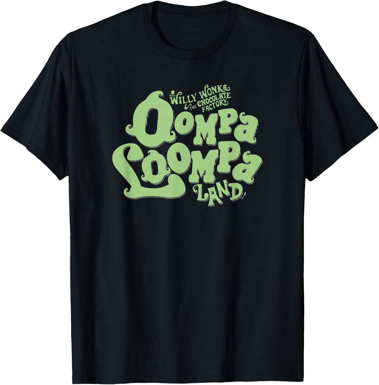 Willy Wonka And The Chocolate Factory Oompa Loompa Land T-Shirt - T-Shirt | Black