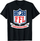 Draft Party Fantasy Football League Commissioner FFL Commish T-Shirt - T-Shirt | Black