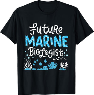 Kids Future Marine Biologist T-Shirt - T-Shirt | Black