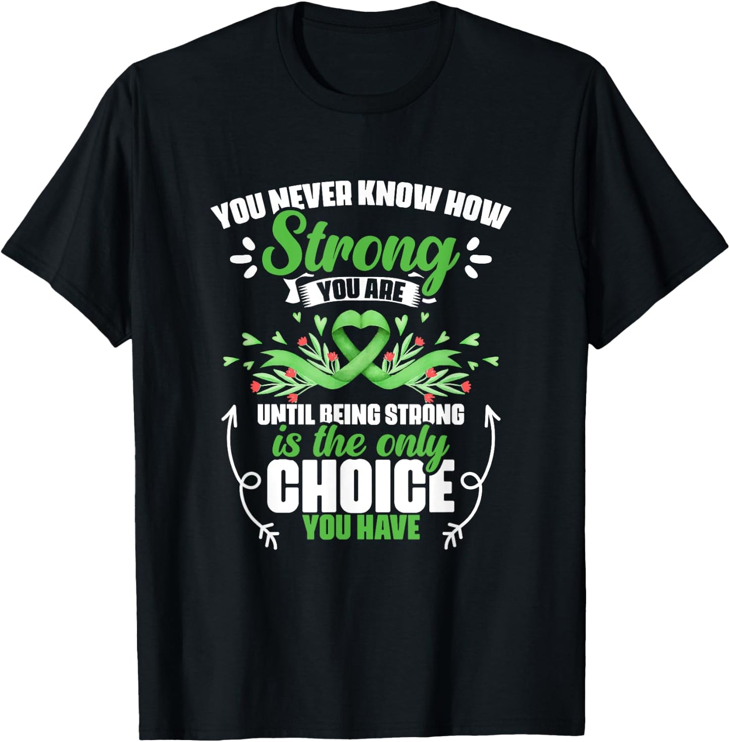 How Strong You Are - Bile Duct Cancer Gallbladder Cancer T-Shirt - T-Shirt | Black