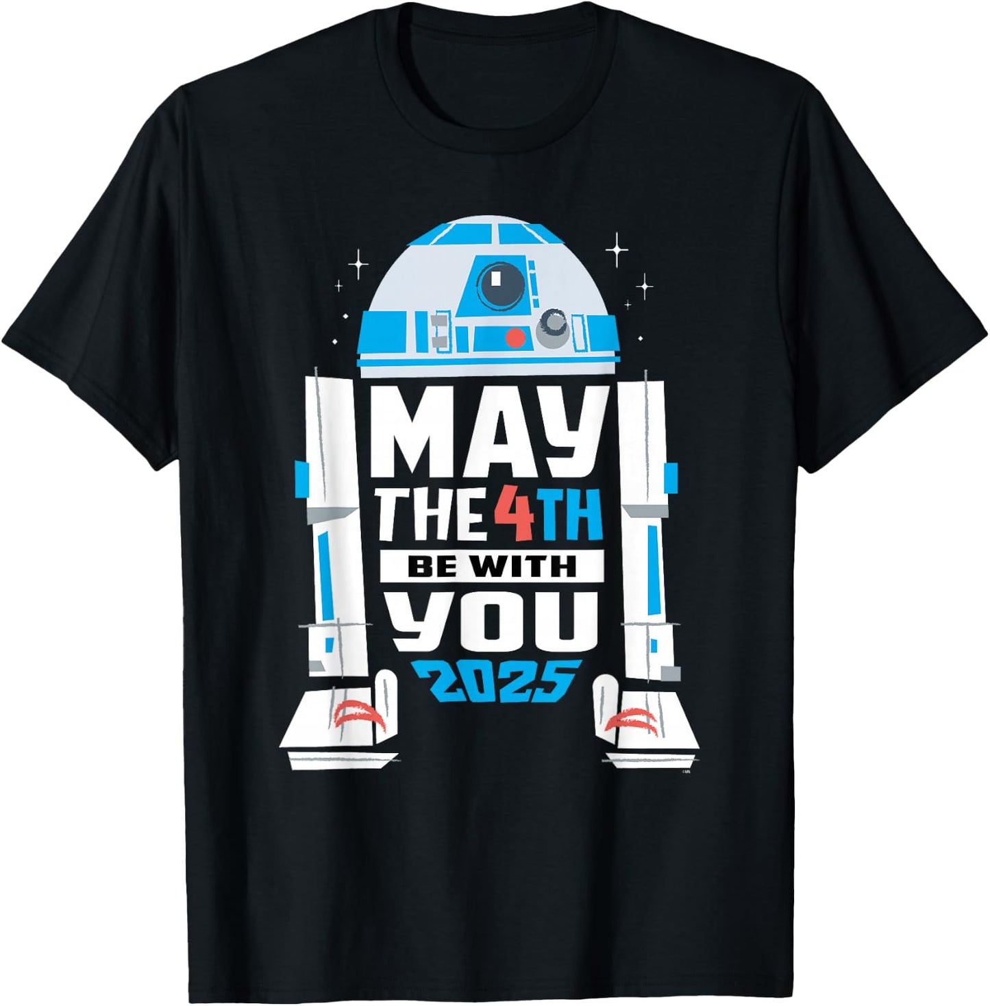 Star Wars R2-D2 May the 4th Be With You 2025 Star Wars Day , Black, S T-Shirt - T-Shirt | Black