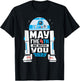 Star Wars R2-D2 May the 4th Be With You 2025 Star Wars Day , Black, S T-Shirt - T-Shirt | Black
