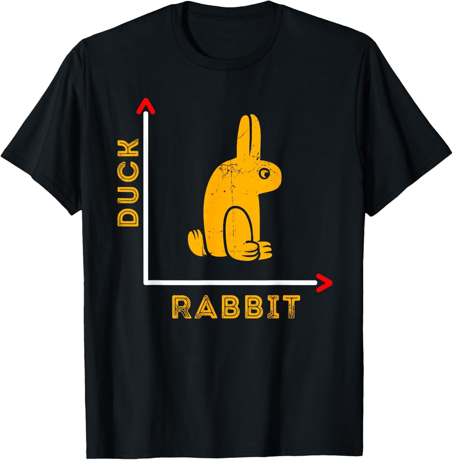 Wittgensteins Rabbit Duck Illusion Physics Nerd Math Geek T-Shirt - T-Shirt | Black