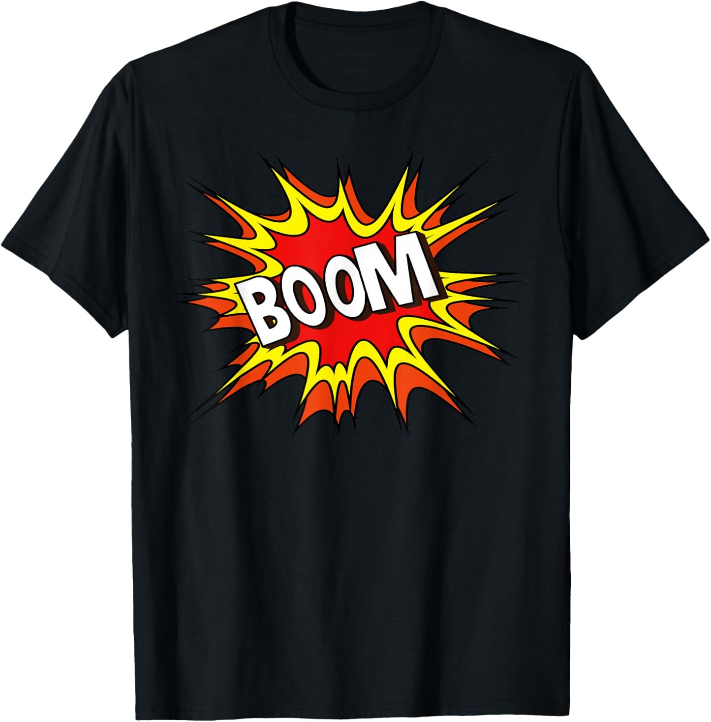 BOOM! Iconic Comic Fun Shirt T-Shirt - T-Shirt | Black