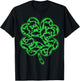 Luckiest Irish Shamrock Leaf Manatee St. Patrick's Day T-Shirt - T-Shirt | Black