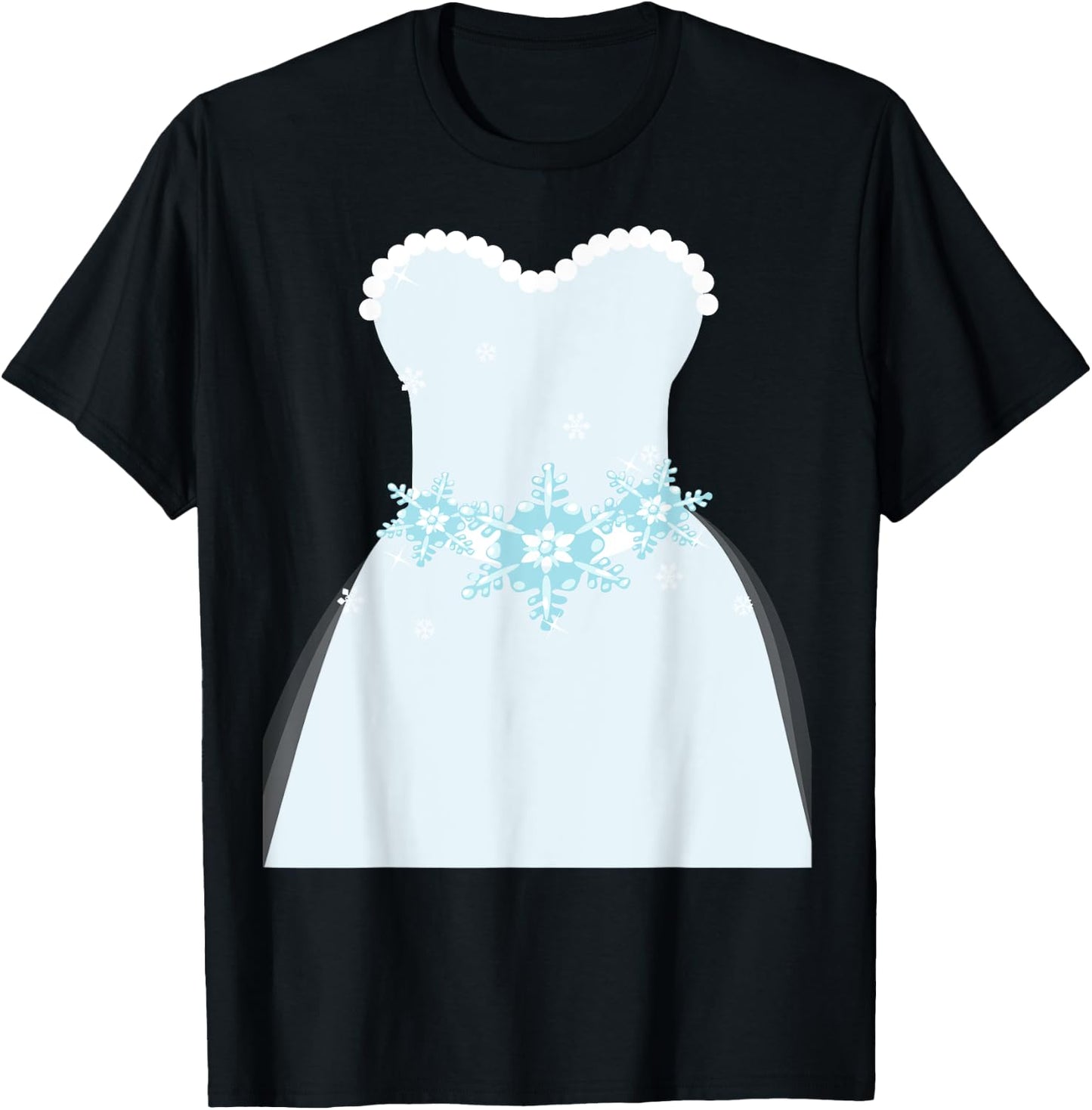 Simple Wedding Dress Gift Bridal Showers gift T-Shirt - T-Shirt | Black