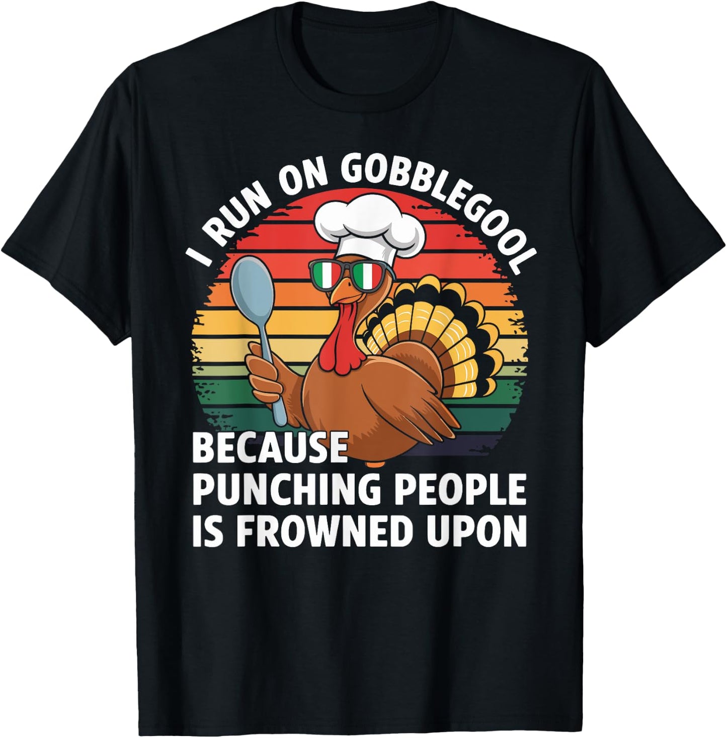 Turkey Day Thanksgiving Day Gobblegool T-Shirt - T-Shirt | Black