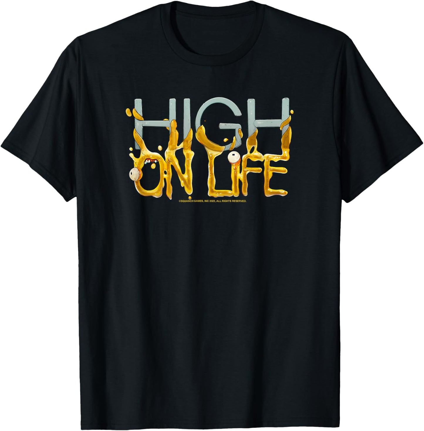 High on Life Official Video Game Logo T-Shirt - T-Shirt | Black