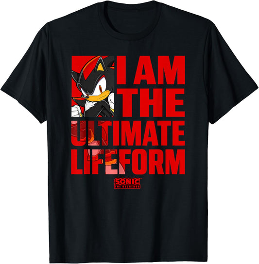 Sonic The Hedgehog Father's Day I Am The Ultimate Lifeform T-Shirt - T-Shirt | Black