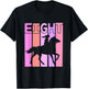 Horse Girl 8th Birthday Horseback Riding 8 Year Old T-Shirt - T-Shirt | Black