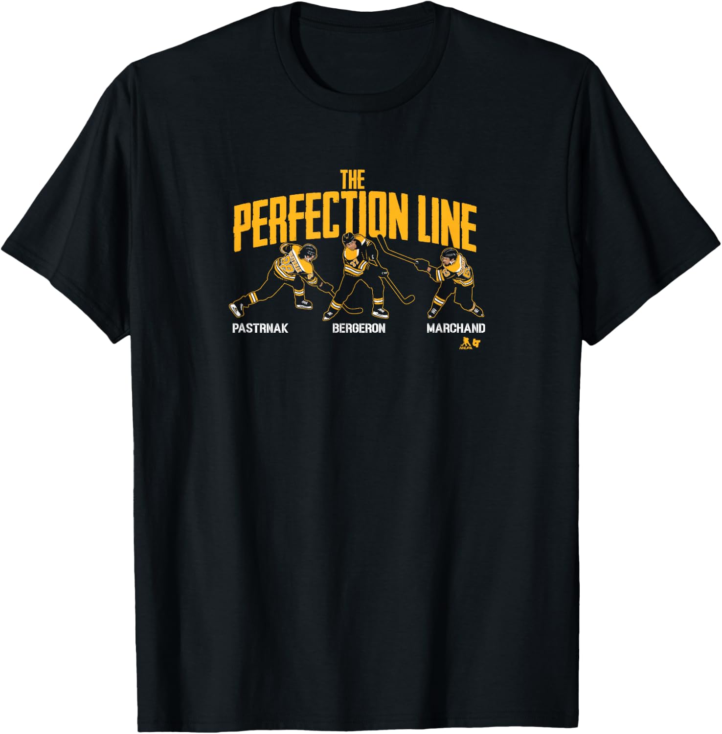 The Perfection Line - Boston Hockey T-Shirt - T-Shirt | Black