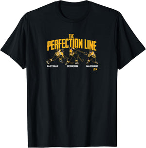 The Perfection Line - Boston Hockey T-Shirt - T-Shirt | Black