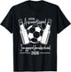 JGA 2026 Letztes Auswärtsspiel Junggesellenabschied Fußball T-Shirt - T-Shirt | Black