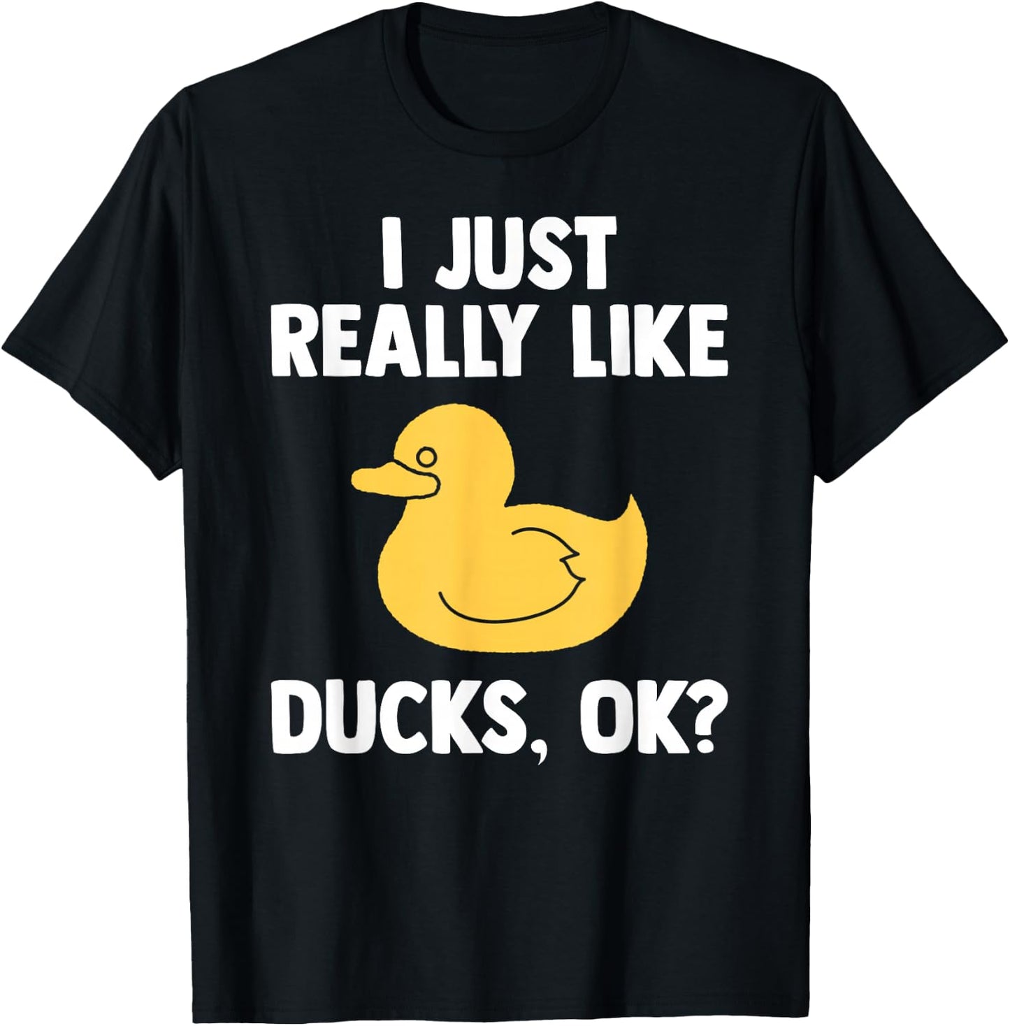 Duck Gifts Men Quack Quakin Youth Rubber Ducky T-Shirt - T-Shirt | Black