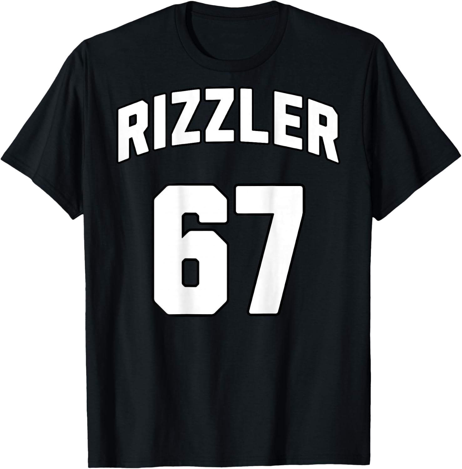 Jersey RIZZLER 67 at the back T-Shirt - T-Shirt | Black
