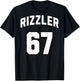 Jersey RIZZLER 67 at the back T-Shirt - T-Shirt | Black
