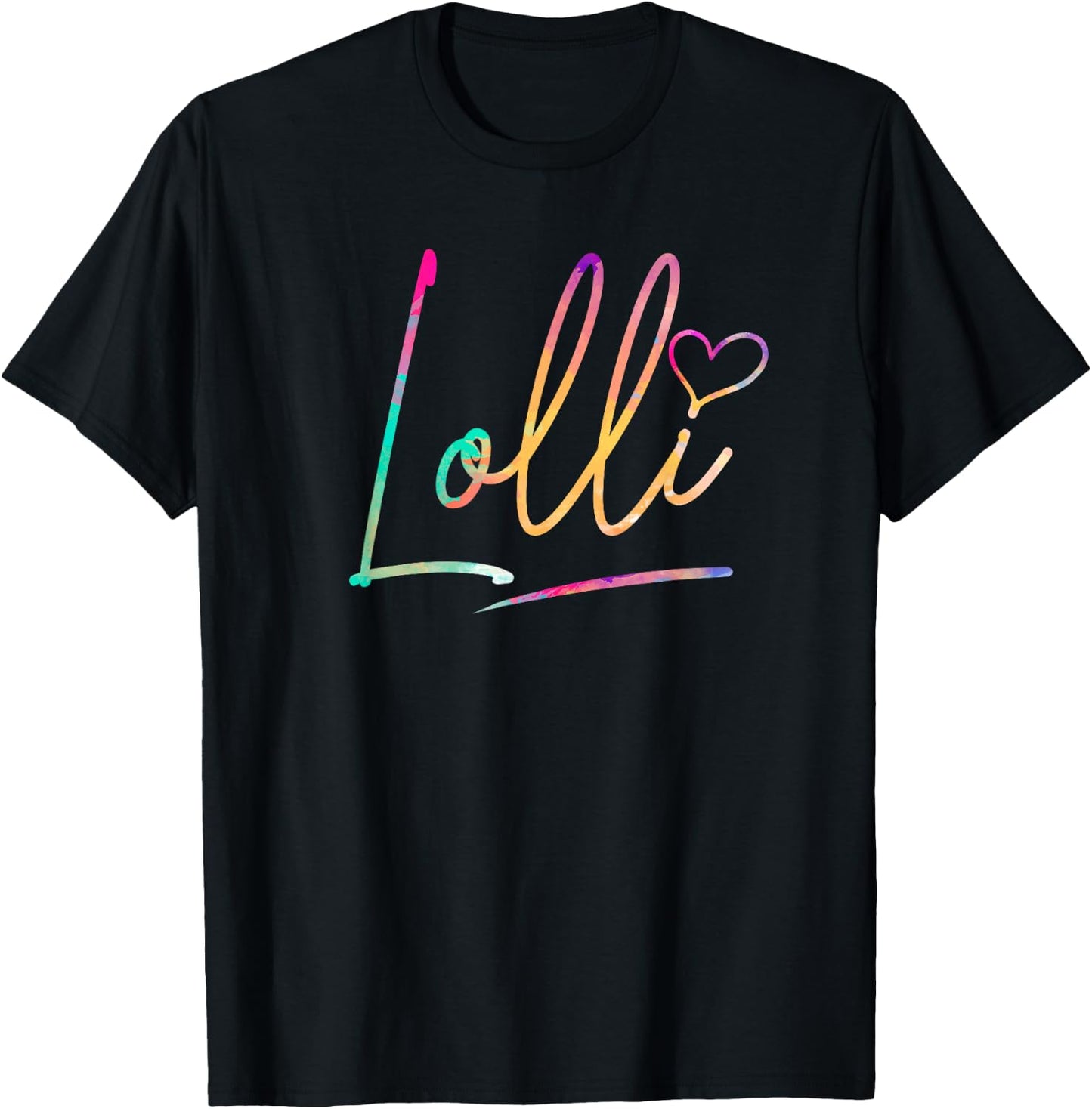 Lolli Grandma Shirt, Funny Mothers Day T-Shirt - T-Shirt | Black