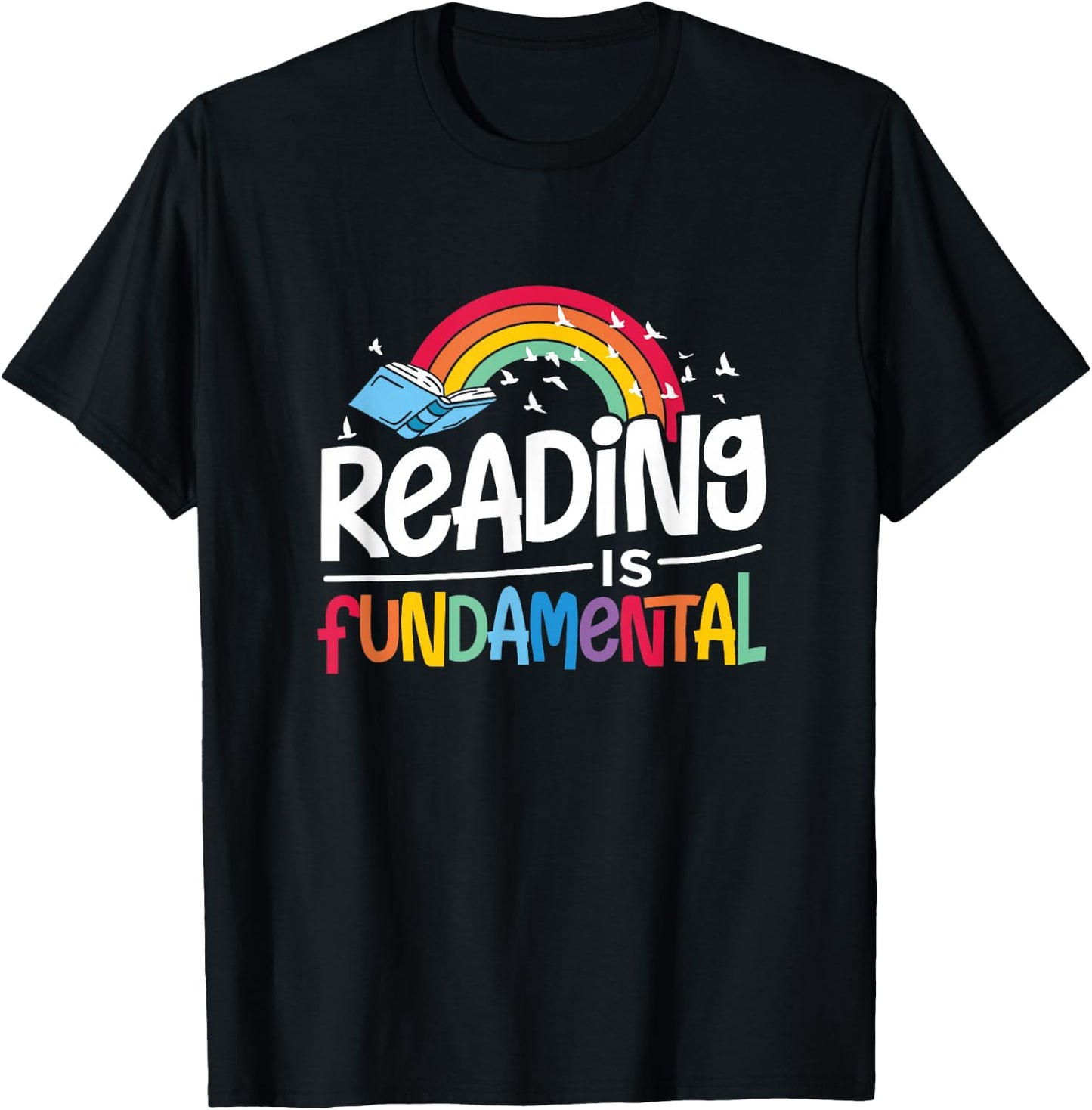 Reading is Fundamental Poetry, Bookworm And Book Reader T-Shirt - T-Shirt | Black
