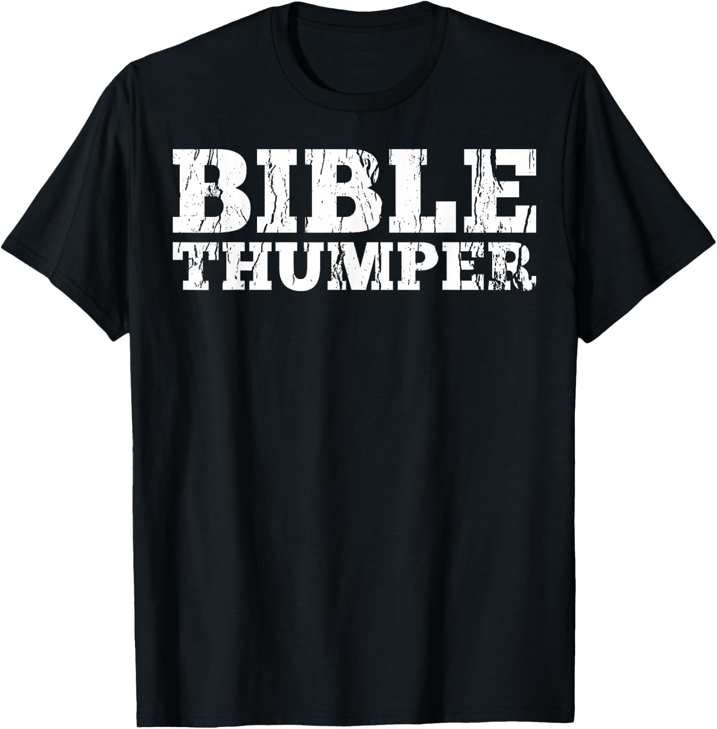 Bible Thumper, Christian Pastor Preachers Sermon Gift T-Shirt - T-Shirt | Black