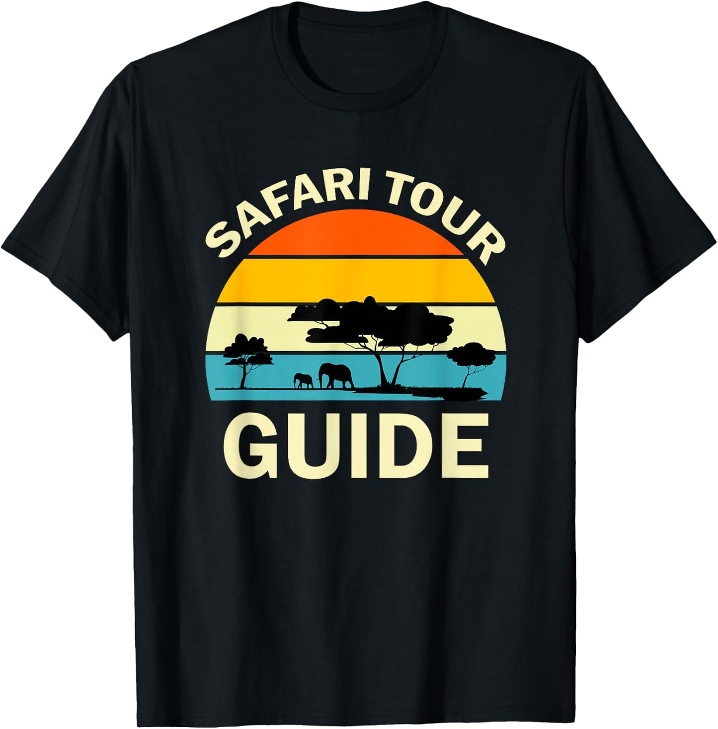 Safari Tour Guide T-Shirt - T-Shirt | Black
