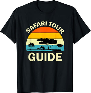 Safari Tour Guide T-Shirt - T-Shirt | Black