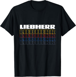 Construction Machines Liebe Liebherr Driver Machinist Fan Digger , black T-Shirt - T-Shirt | Black