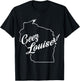 Geez Louise! WI State Accent T-Shirt - T-Shirt | Black