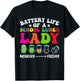 Battery Life Of A School Lunch Lady Cafeteria Worker Squad T-Shirt - T-Shirt | Black