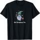 Oh Christmas Gnome Candy Cane Joyful T-Shirt - T-Shirt | Black