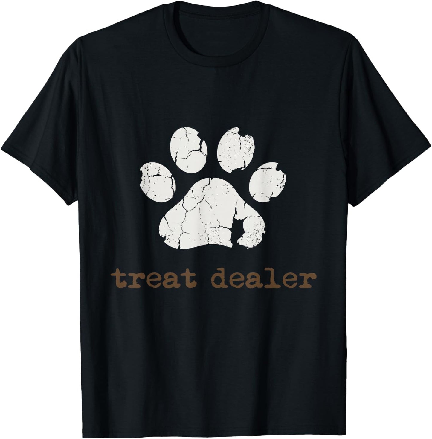 Treat Dealer | Funny Dog Lover Dog Mom Dad T-Shirt - T-Shirt | Black