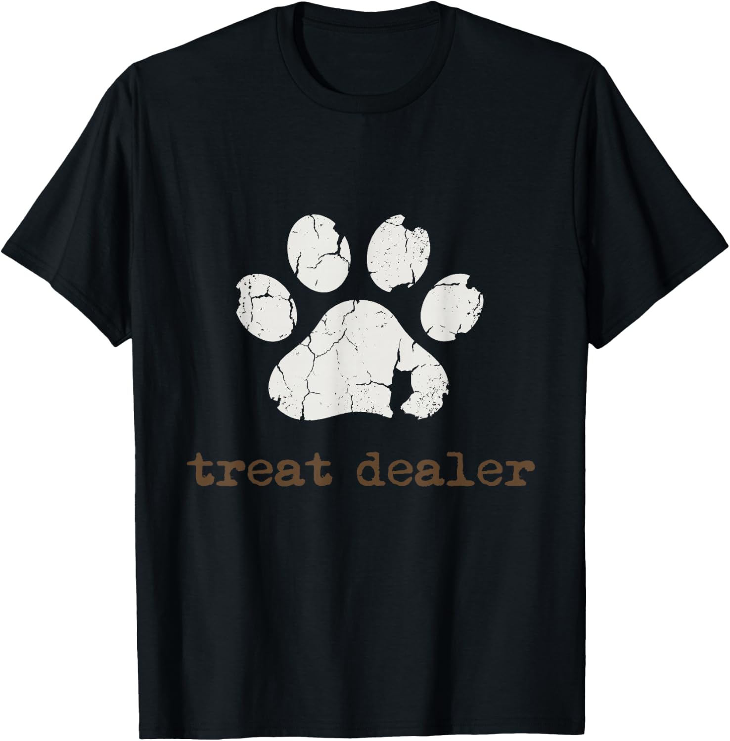 Treat Dealer | Funny Dog Lover Dog Mom Dad T-Shirt - T-Shirt | Black