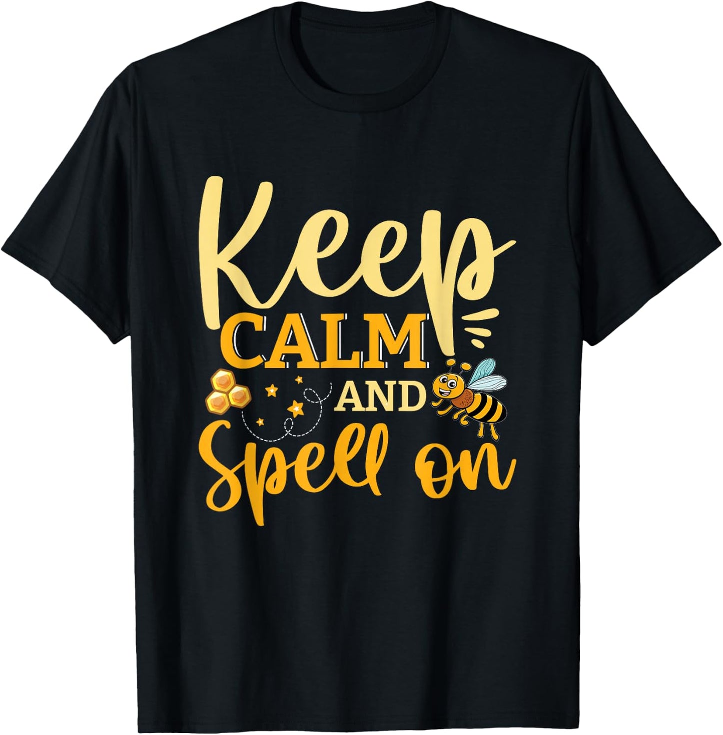 Spelling Champ School Competition Word Speller Spelling Bee T-Shirt - T-Shirt | Black