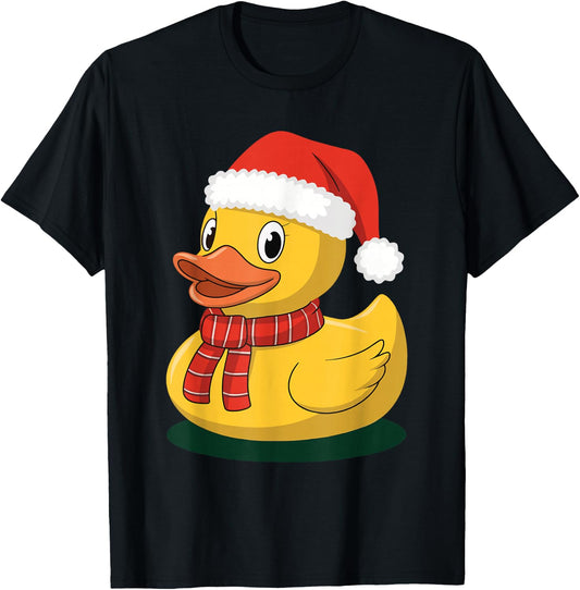 Rubber Duck Christmas T-Shirt - T-Shirt | Black