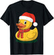 Rubber Duck Christmas T-Shirt - T-Shirt | Black
