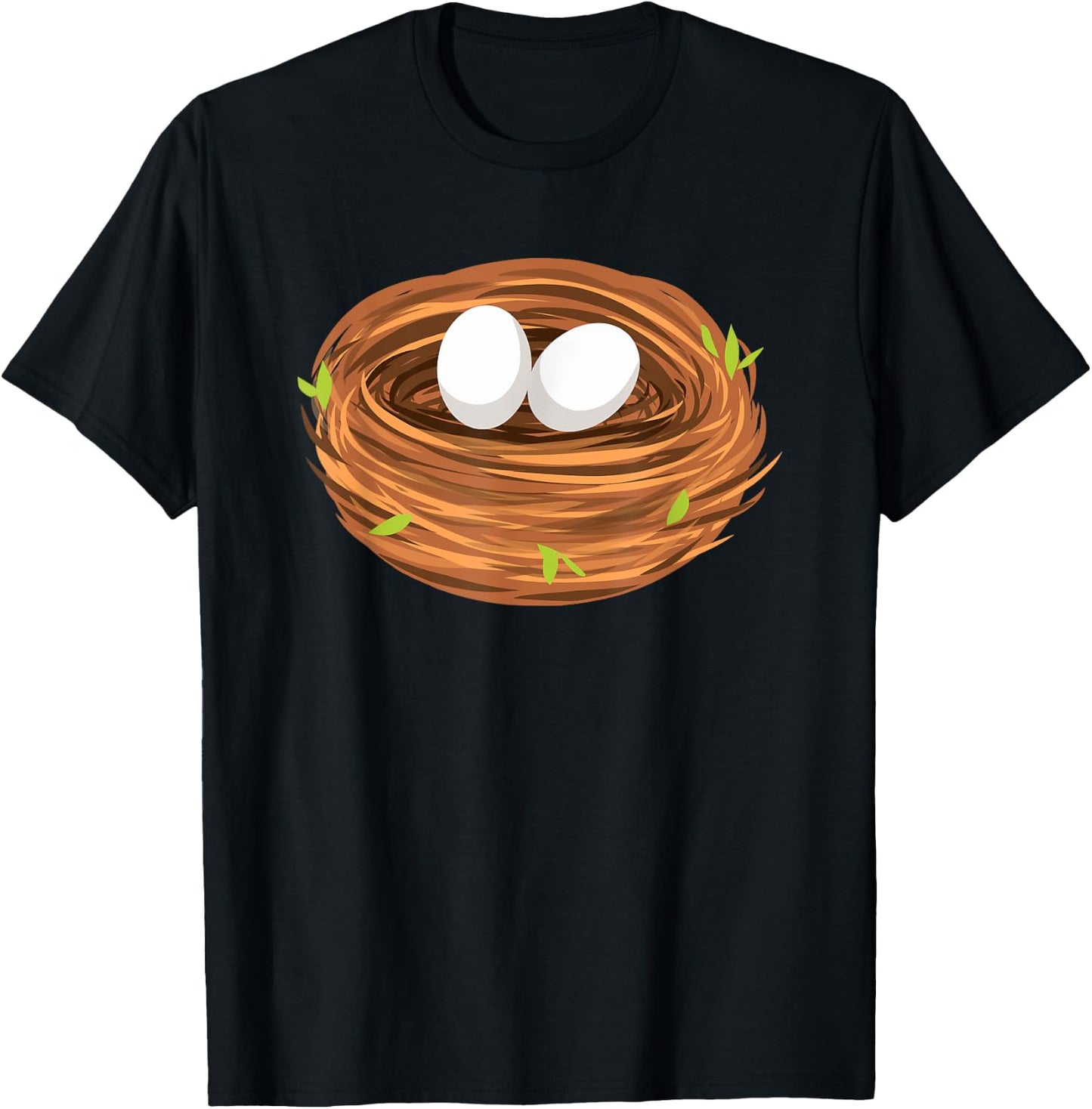 Nest with Eggs T-Shirt - T-Shirt | Black