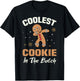 Gingerbread Coolest Cookie In The Batch T-Shirt - T-Shirt | Black