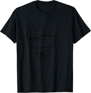 New York City Underground System Map NYC NY T-Shirt - T-Shirt | Black