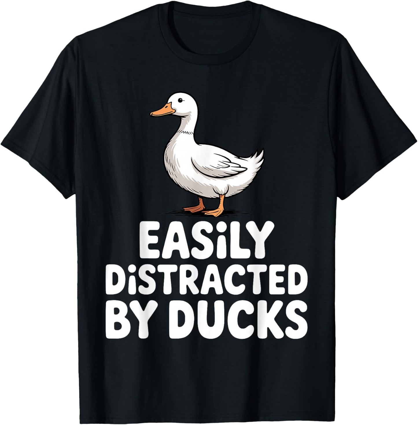Cool Rubber Duck Design Women Kids Duck Lover T-Shirt - T-Shirt | Black