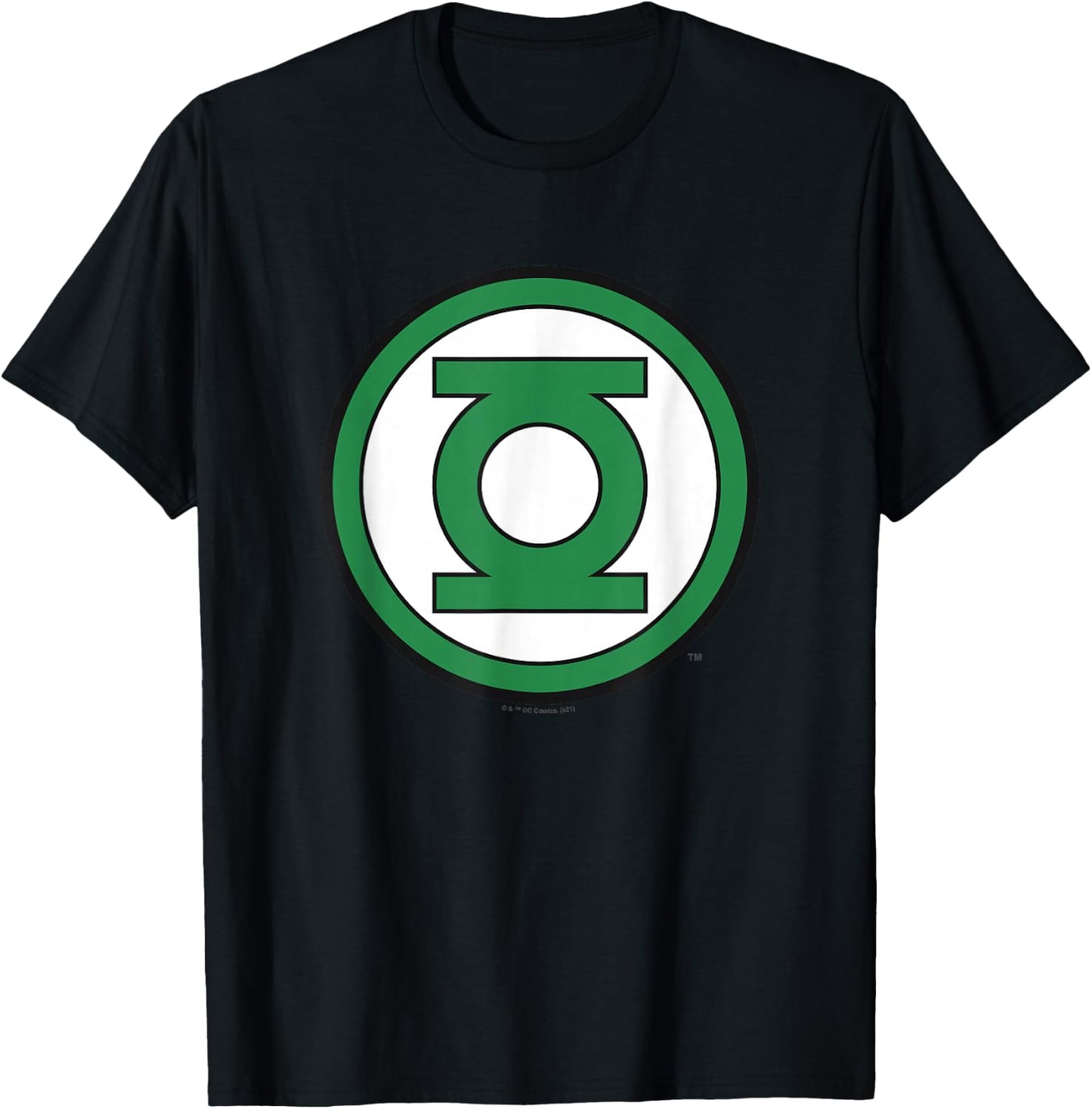 DC Comics Green Lantern Classic Logo Small T-Shirt - T-Shirt | Black