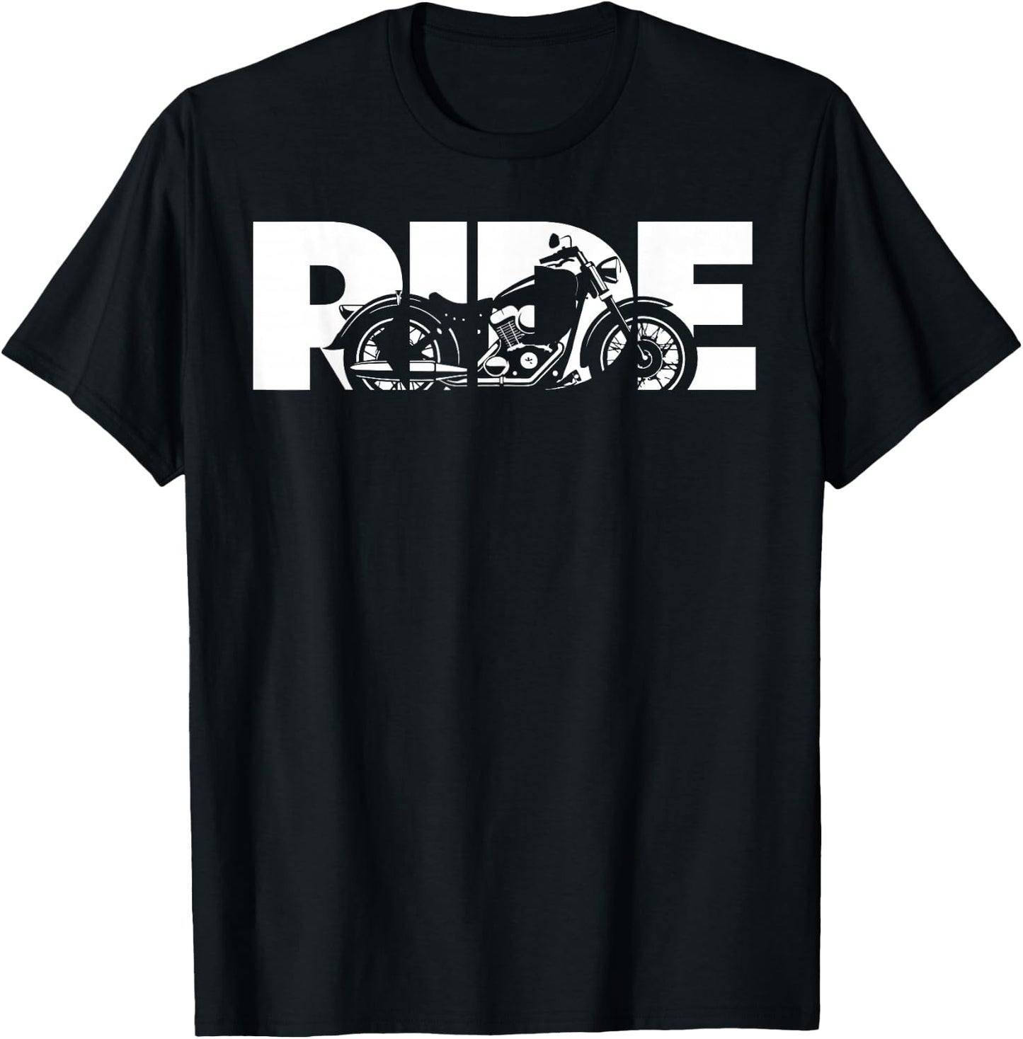 Ride Motorcycle Apparel, Motorcycle T-Shirt - T-Shirt | Black