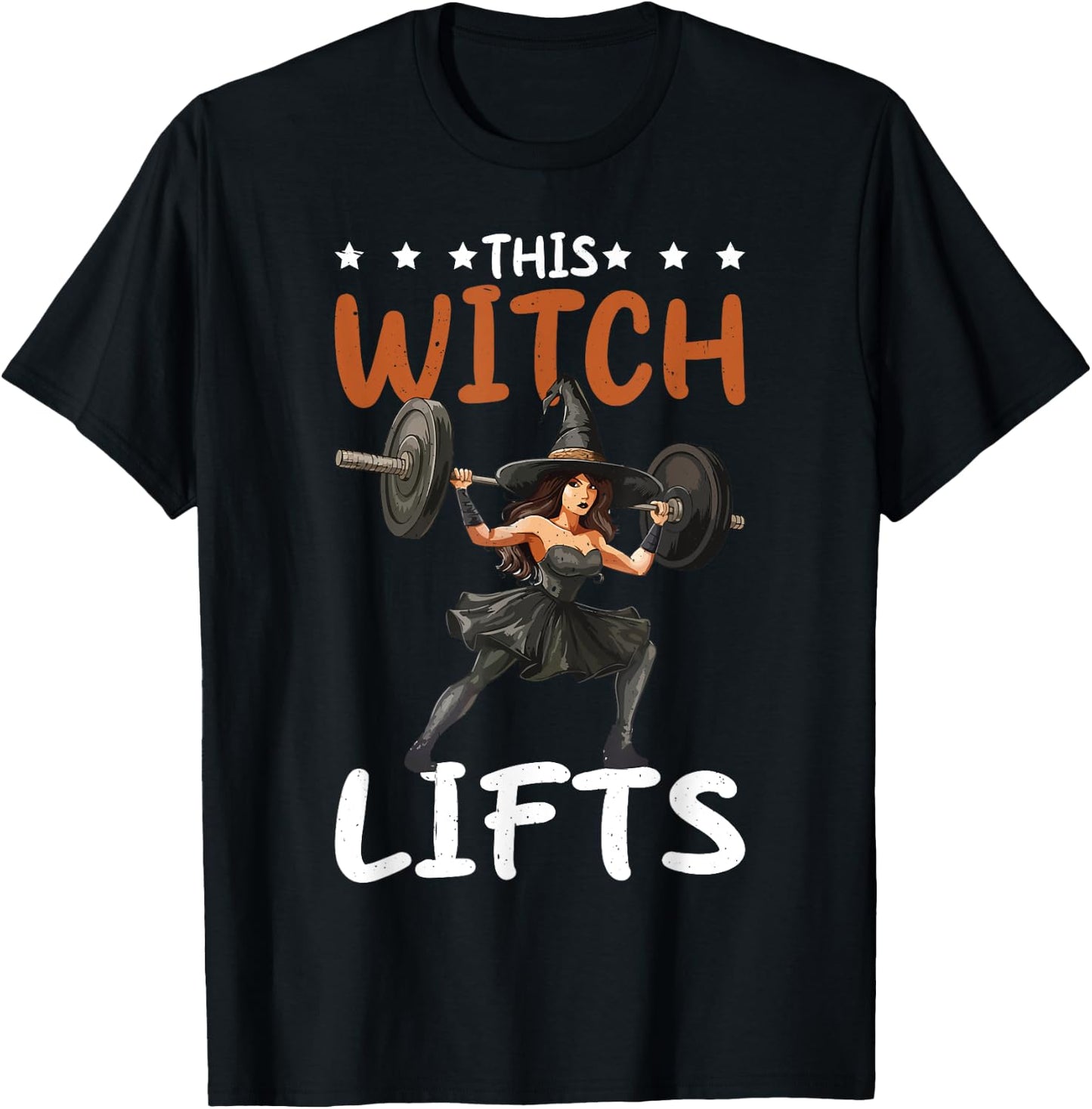 This Witch Lifts T-Shirt - T-Shirt | Black