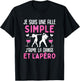 Simple Girl I Love Dance Aperitif Funny Dancer Dancer , Black T-Shirt - T-Shirt | Black
