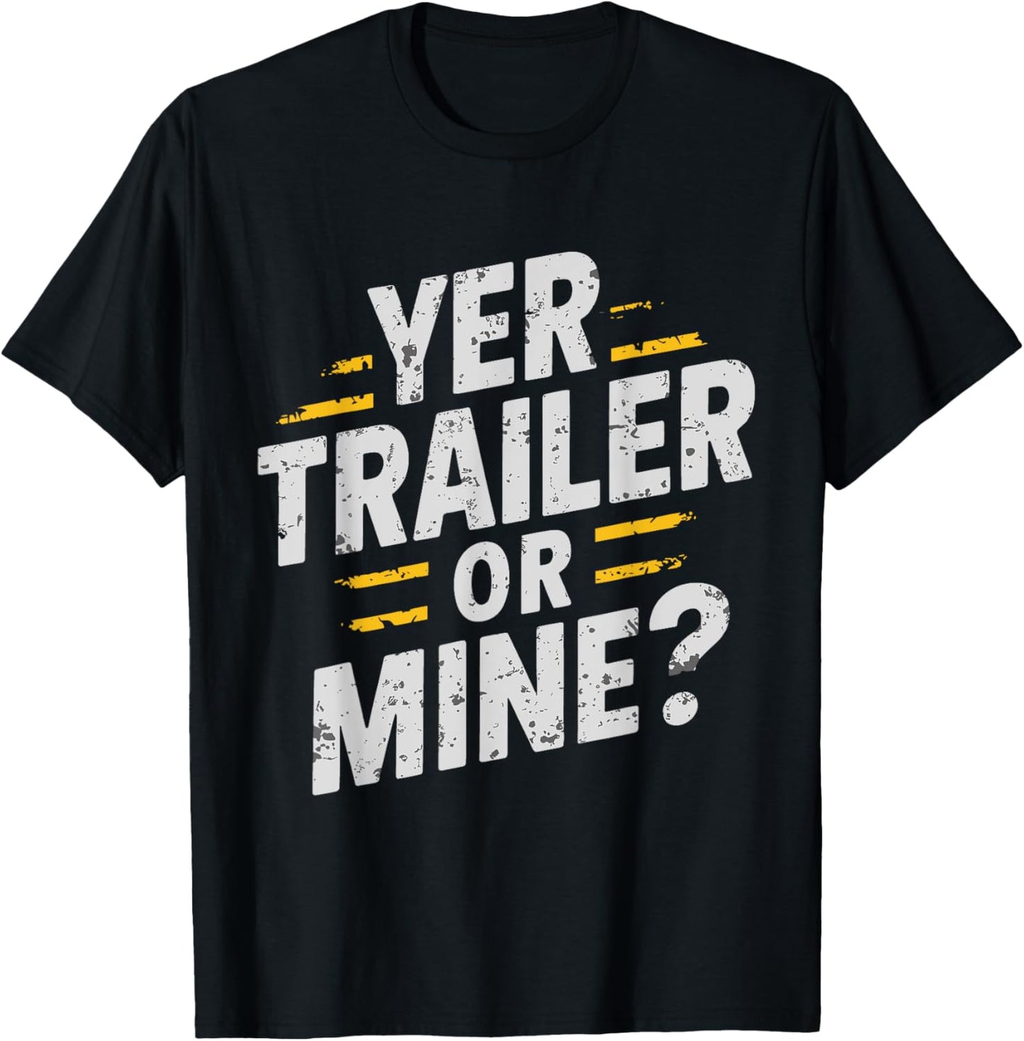 Redneck Trailer White Trash Party Attire Hillbilly Costume T-Shirt - T-Shirt | Black
