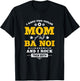 Mom and Ba NOI Grandma I Rock Them Both Mother's Day T-Shirt - T-Shirt | Black