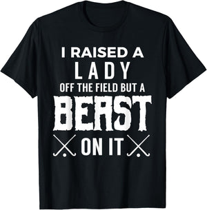Beast on the Field Shirt - Funny Proud Mom & Dad T-Shirt - T-Shirt | Black