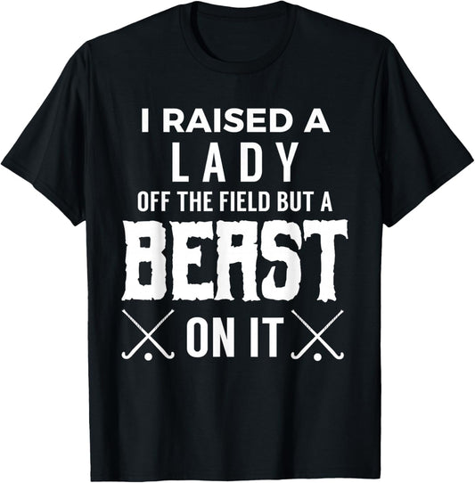 Beast on the Field Shirt - Funny Proud Mom & Dad T-Shirt - T-Shirt | Black