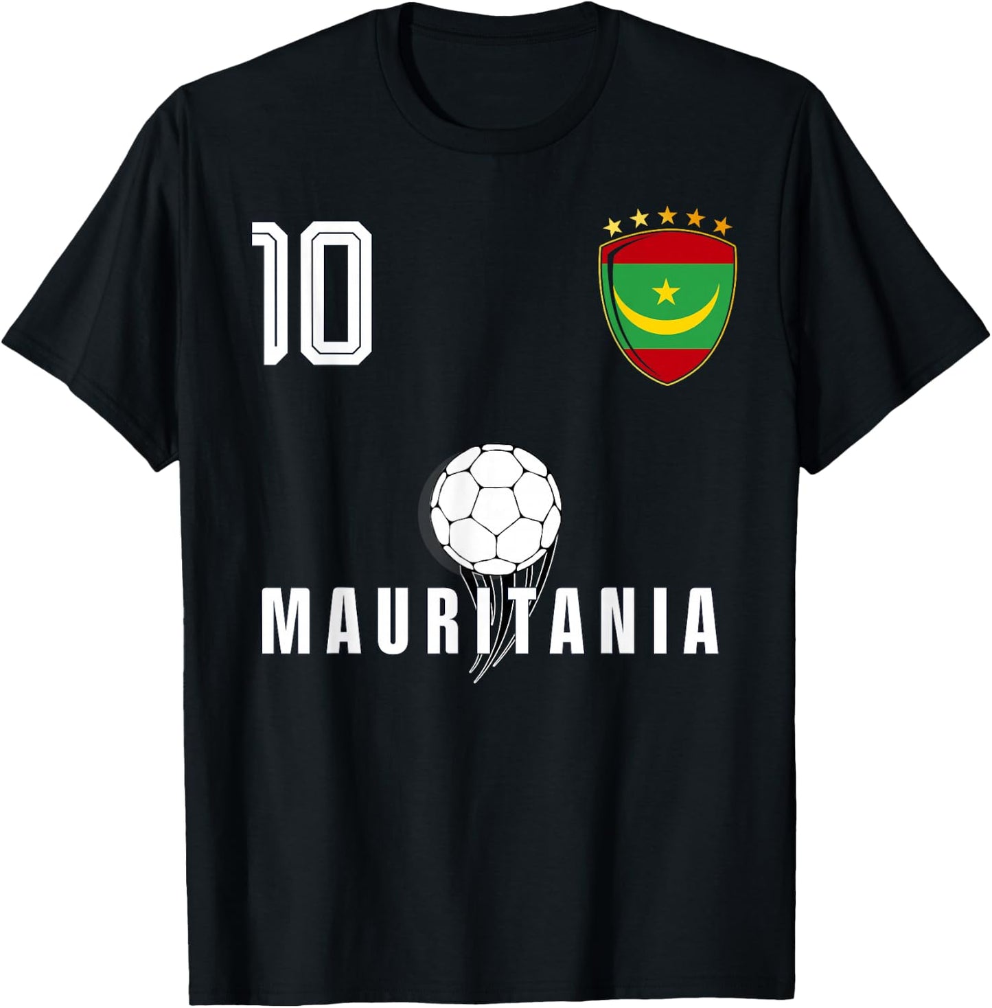 Mauritania Flag Mauritanian Pride Lovers T-Shirt - T-Shirt | Black