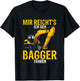 Men's with German Text "Mir reichts ich geh Bagger fahren Digger Driver" Gift, black T-Shirt - T-Shirt | Black