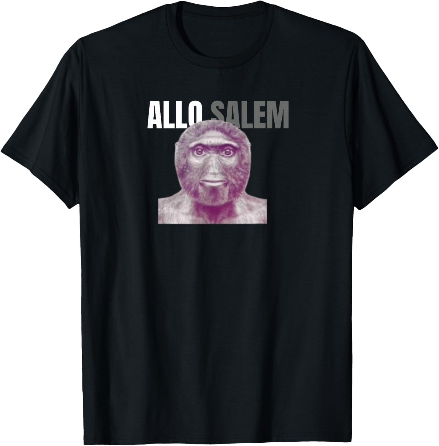 allo salem Humor for College Boys and Girls , Black, S T-Shirt - T-Shirt | Black