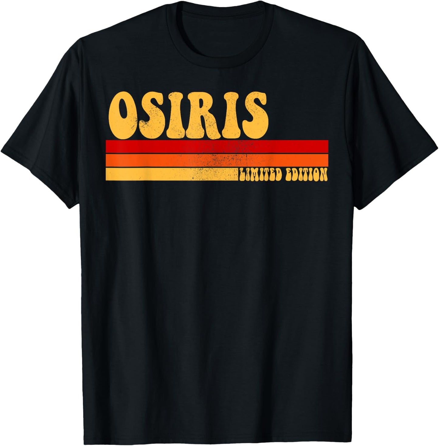 OSIRIS Name Personalized Idea Men Retro Vintage OSIRIS T-Shirt - T-Shirt | Black